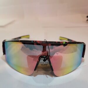 Panama Jack SS06 Surf Shield Sunglasses Mirrored Rainbow Lens Skateboard NEW